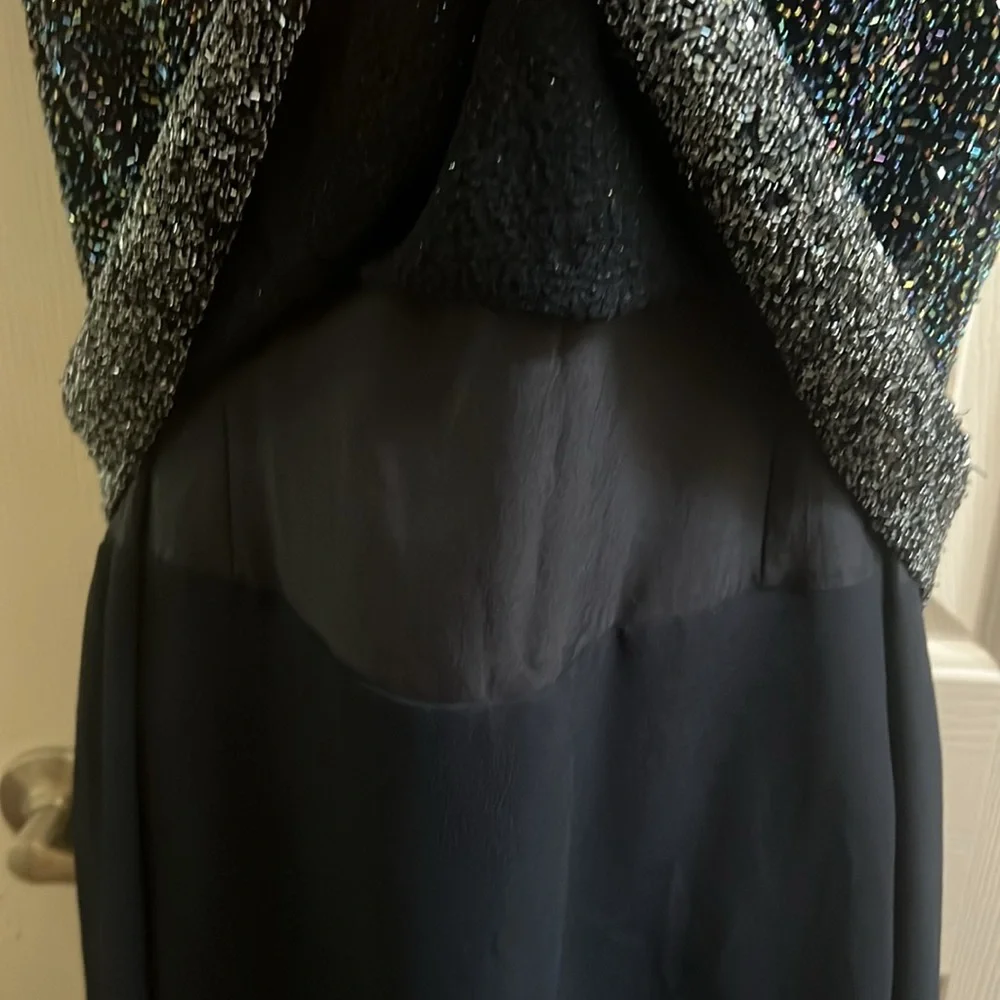 Floor Length Formal Dress with Bling Top - Picture 5 of 15